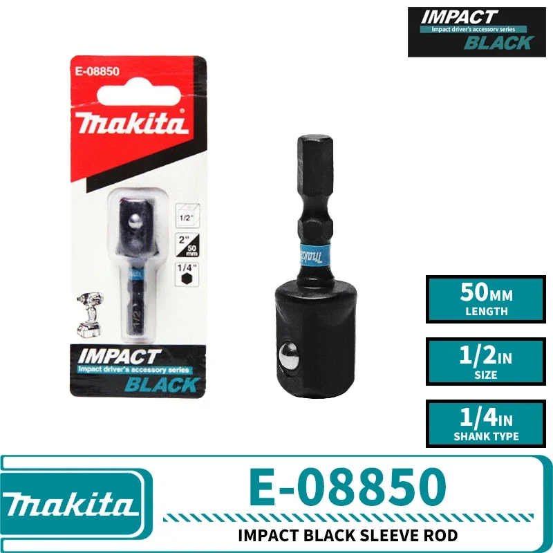 Makita-perceuse à percussion, noir, tournevis, jeu de conduite, outil électrique, accessoires de perceuse, pièces et accessoires pour outils