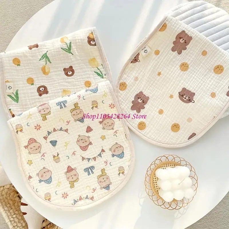 

Feeding Bib 6-Layer Burp Cloths for Infants Toddlers Rectangle Burping Bib