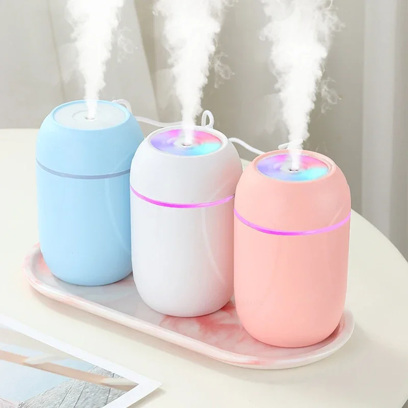 

Portable USB Air Humidifier 260ml Ultrasonic Aroma Essential Oil Diffuser Cool Mist Purifier - Aromatherapy for Car Home