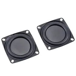1/2Pcs 2 Inch 52mm Bass Radiator Passive Vibrating Iron Plate Membrane 52*52mm DIY For Woofer Speaker