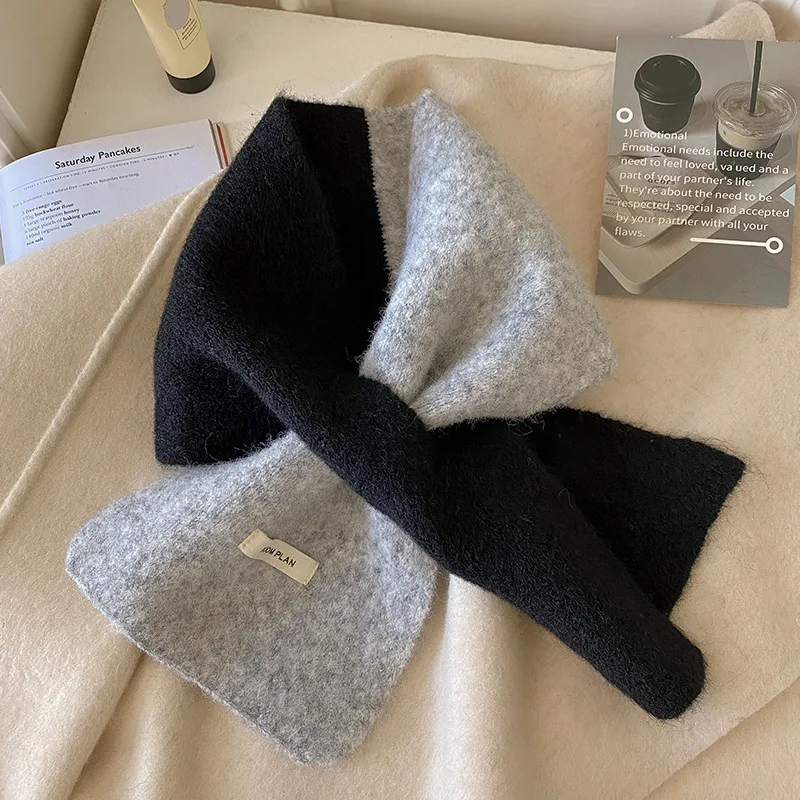 

Роскошный осенний вязаный шейный платок, женский кашемировый шарф Macron, носовой платок, теплая однотонная шаль из пашмины, мягкий палантин Bufanda