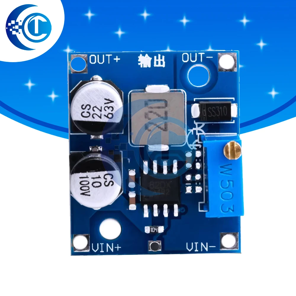 LX8015 DC-DC Adjustable Step-down Power Module Input 5-80V To 1-62V 1.5A Power Converter Over XL7015 For Solar Energy Circuit