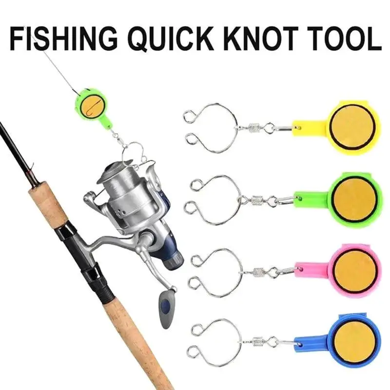 Fast Tie Knotter Fishing Knot Tying Tool Safety Portable Outdoor Fishing Device Equipment Accessories Fast Tie Knotter Tools