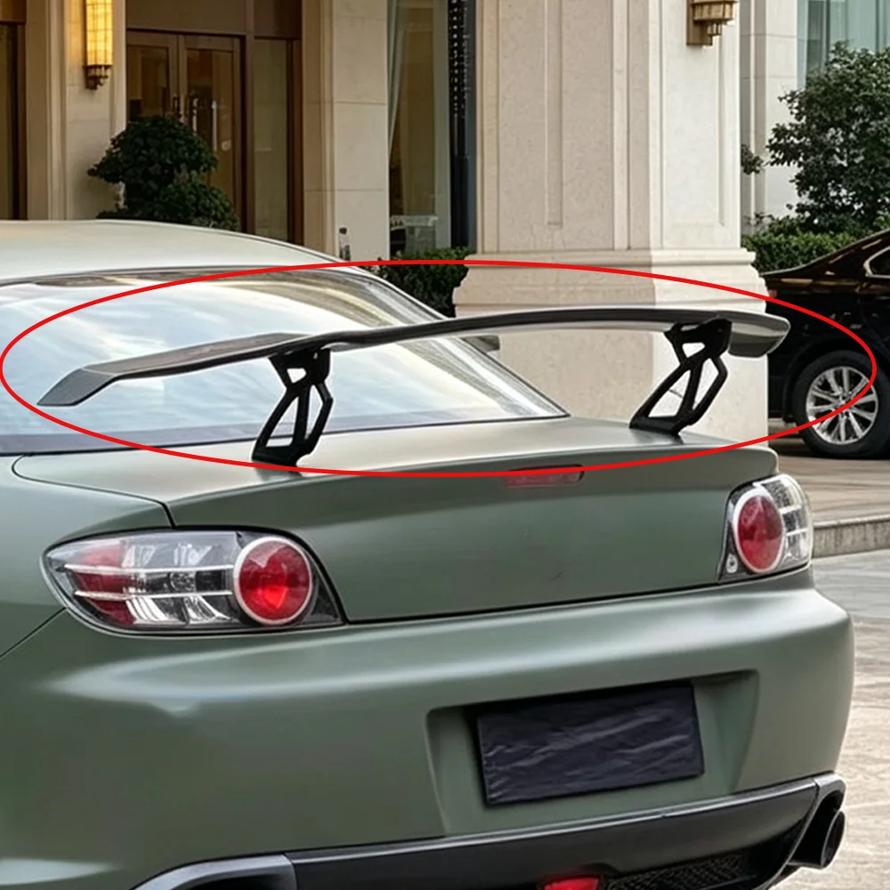 

For Mazda MX5 NC MX5 ND RX-8 RX8 two door four door V style high-quality ABS plastic carbon fiber luggage boot wing spoiler