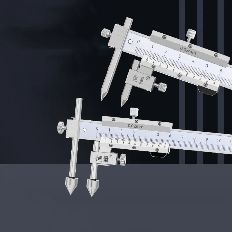 

Center distance vernier caliper, hole distance center line caliper. 10-150mm 10-200mm 10-300mm 20-500mm 20-600mm 20-1000mm. .