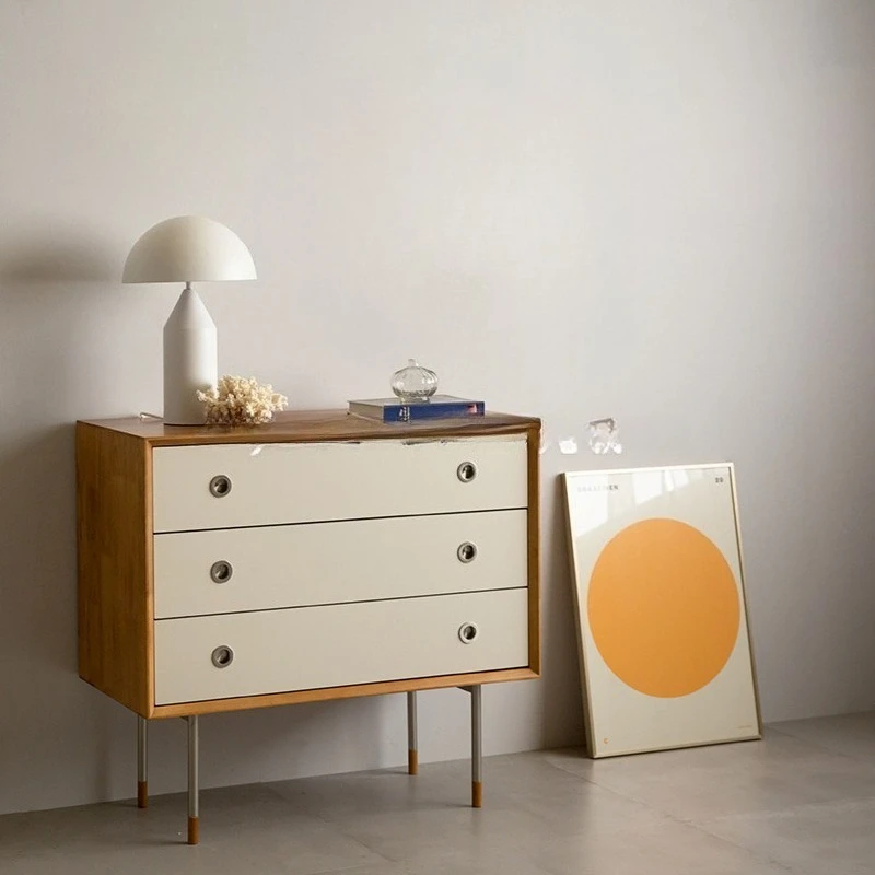

Bedside table Nordic simple modern side cabinet small table bedroom locker storage cabinet sofa chest wall side cabinet