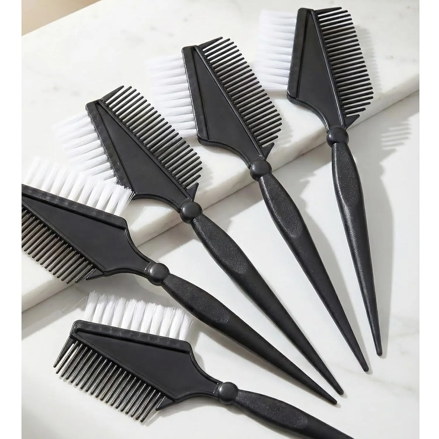 

5-Piece Hair Color Brush Set, Durable & Easy Application, Multi-Size, Lightweight, Washable, Made in Korea