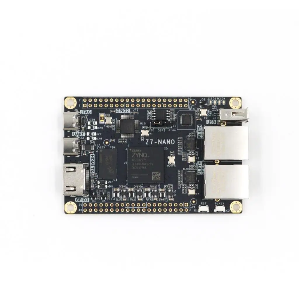 placa de desenvolvimento microfasica z7 nano xilinx fpga zynq core board 7020 7010 pynq porta de rede dupla 01