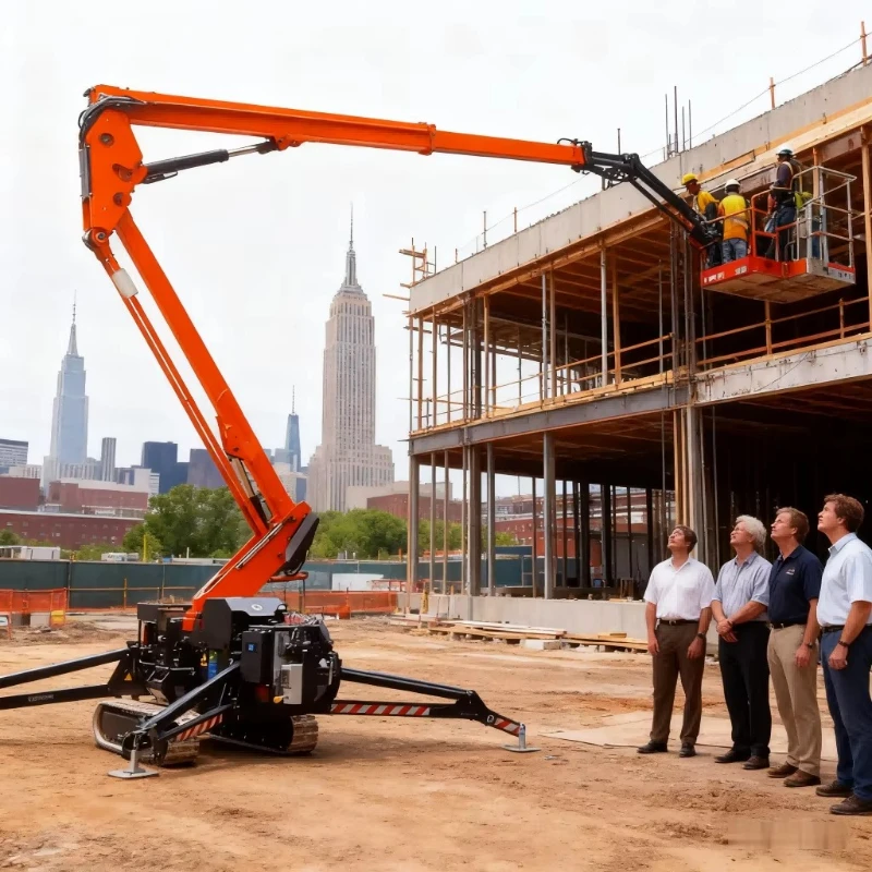 Self-Propelled Crawler Off-Road Climbing Spider Manipulator High-Altitude Lifting Tool Crane