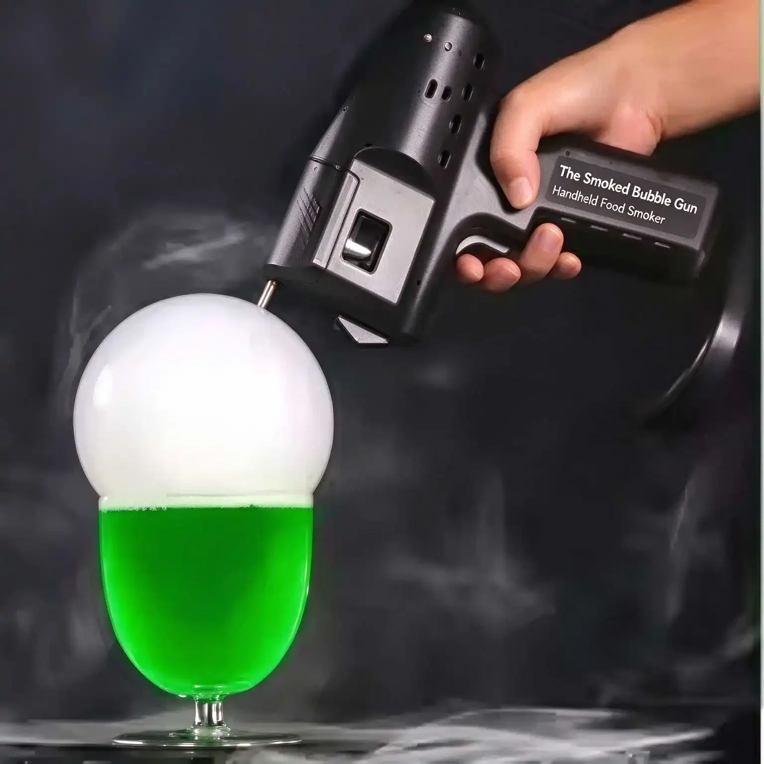 Smoke Gun for Cocktails Flavor Blaster for Whiskey Bartender Smoked Food Cold Smoke Infuser How to Use Cocktail Gun for Bubble