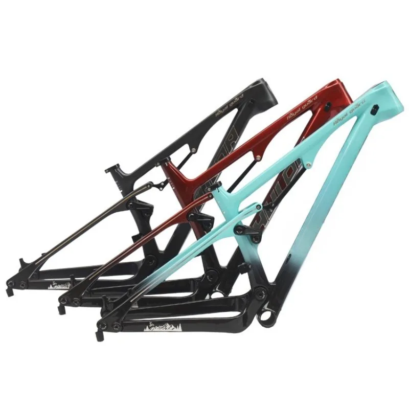 

Carbon Fiber Soft-tail Mountain Bike Frame, 27.5/29 Inch XC Off-road Racing Bike Frame