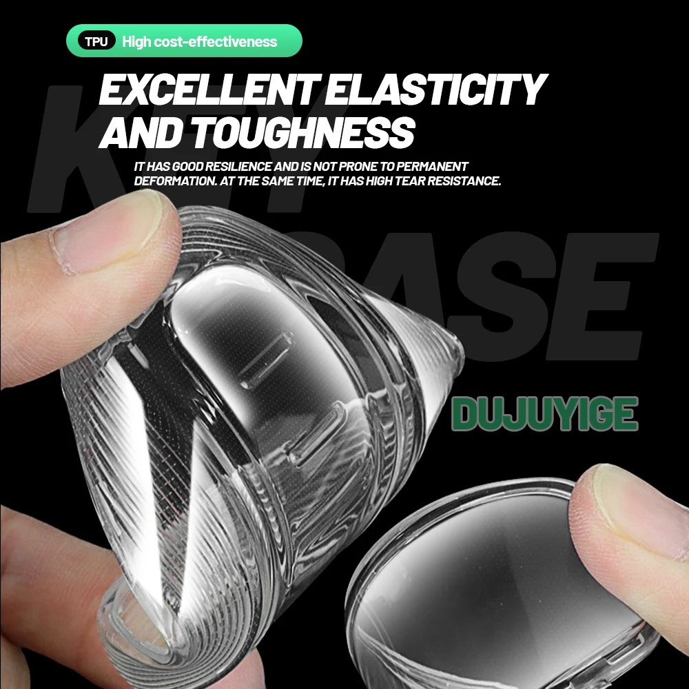 Clear TPU Car Key Case For VW Golf 6 2008-2012 Key Fob Cover Protector Shell Auto Accessories 2009 2010 2011