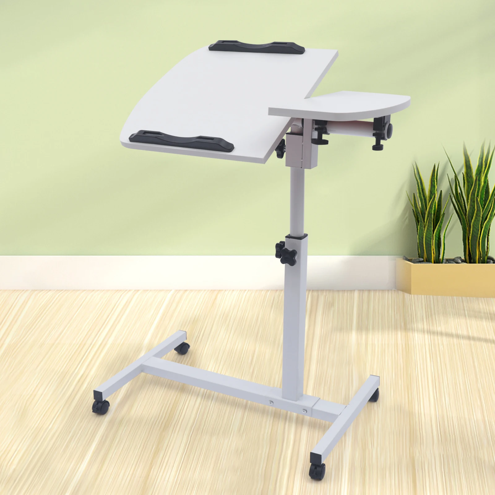 Back To School Rolling Laptop Desk Stand Height Adjustable Sofa Table Overbed Food Tray Rack