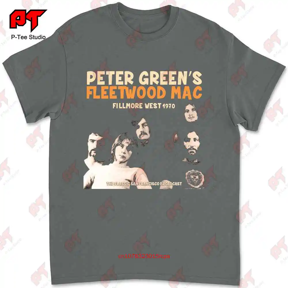 Retro Fleetwood Mac Gig T Shirt 9B1Y