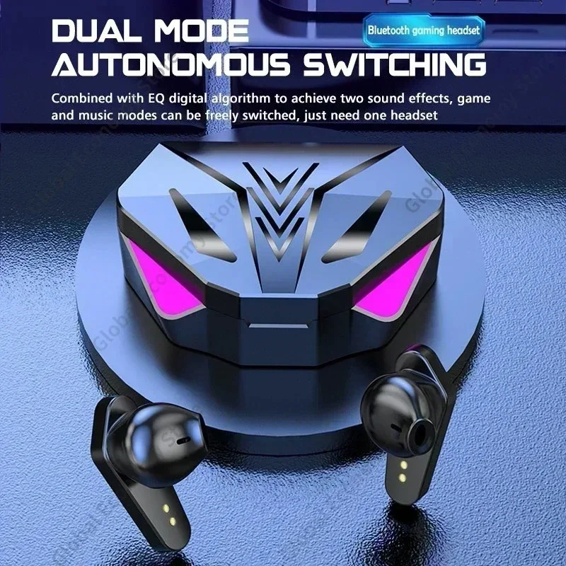 X15 TWS Gaming Earbuds, Wireless Bluetooth Earphones with Mic, High Fidelity (HiFi) 9D Stereo Bass Sound, Audio Positioning, Noise Canceling Headset for Gamers image 3