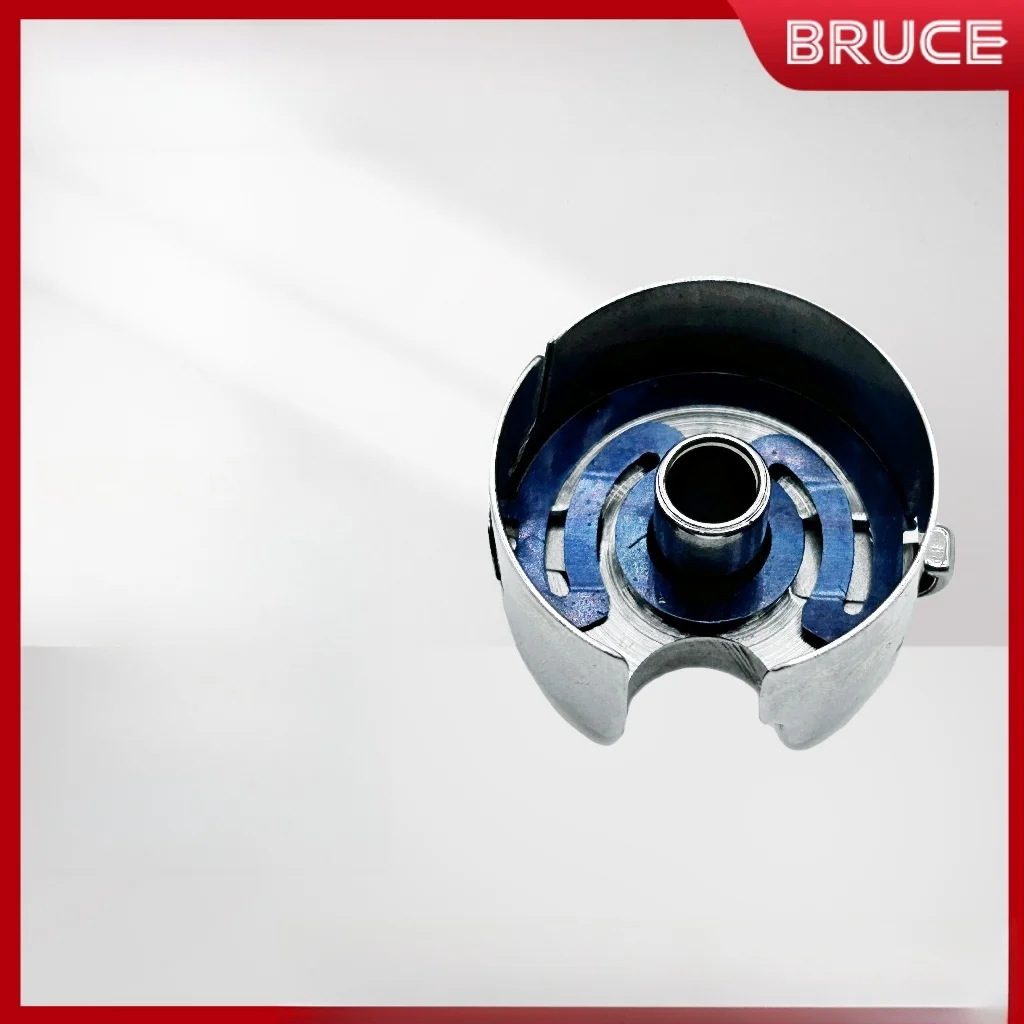 10PCS Original Bruce Bobbin Case with Spring Steel Sheet Shrapnel Outer Diameter 2.2cm Cover Industrial Sewing Machine Universal