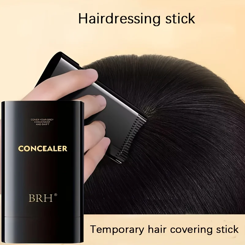 عصا لون الشعر الرمادي السريع 20 جرام - تغطية رمادية دائمة وطويلة الأمد، سهلة الاستخدام، عصا صبغ الشعر المحمولة مع أداة تطبيق #6