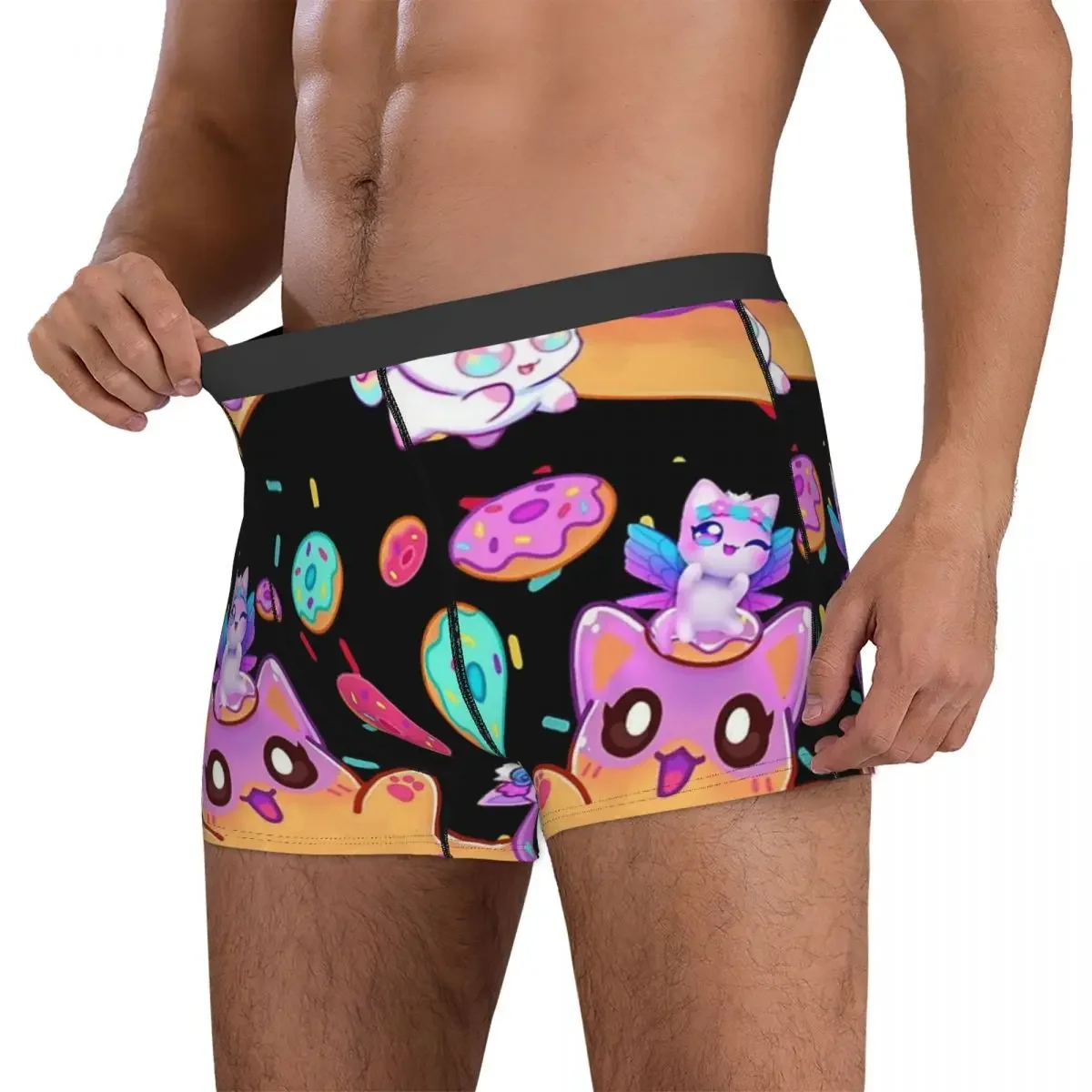 Boxer Underpants Shorts Aphmau Meow Plushies Anime Cats Panties Men Soft Underwear for Homme Man Boyfriend Gifts