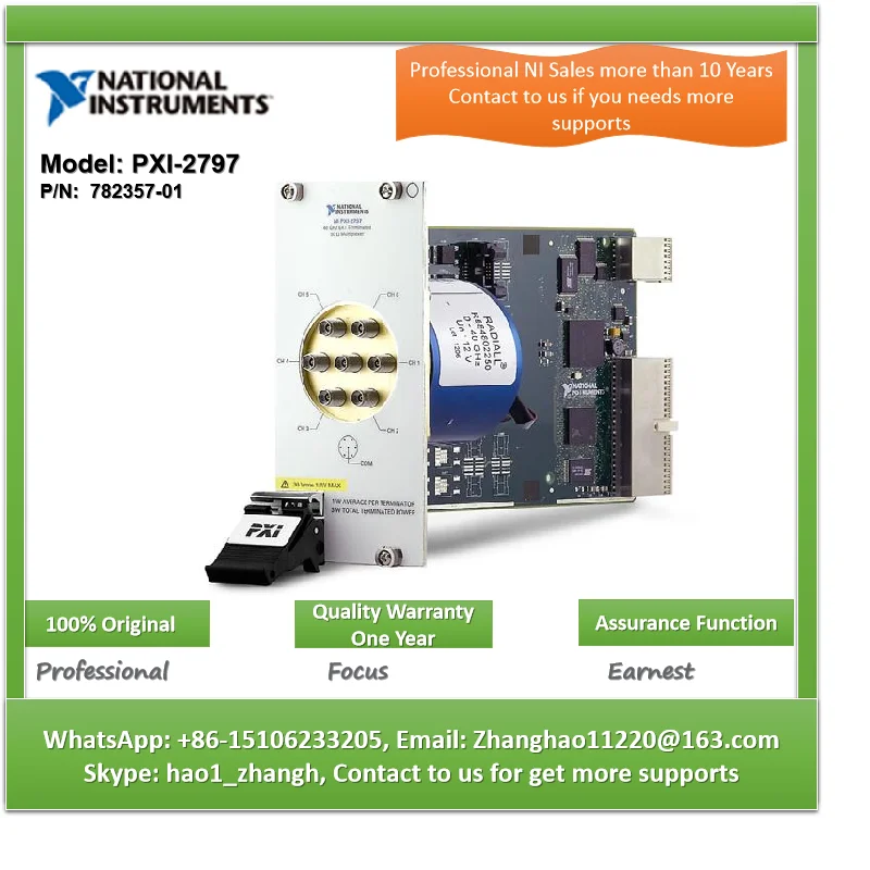 NI PXI-2797 782357 -01 Interruptores Instrumentos Modulares