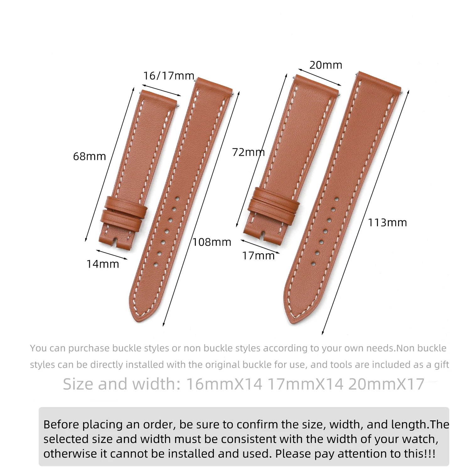 SAUPPO 時計アクセサリー レディース レザーストラップ - Luxury Watch Hermes のレビューと価格