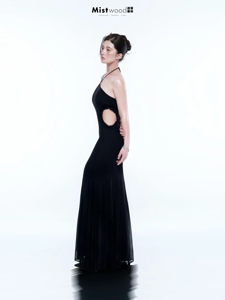 

Новинка 2026: Корейское дизайнерское портретное платье для фотосессий, высококачественная одежда для художественной фотосъемки, минималистичный стиль, летняя мода