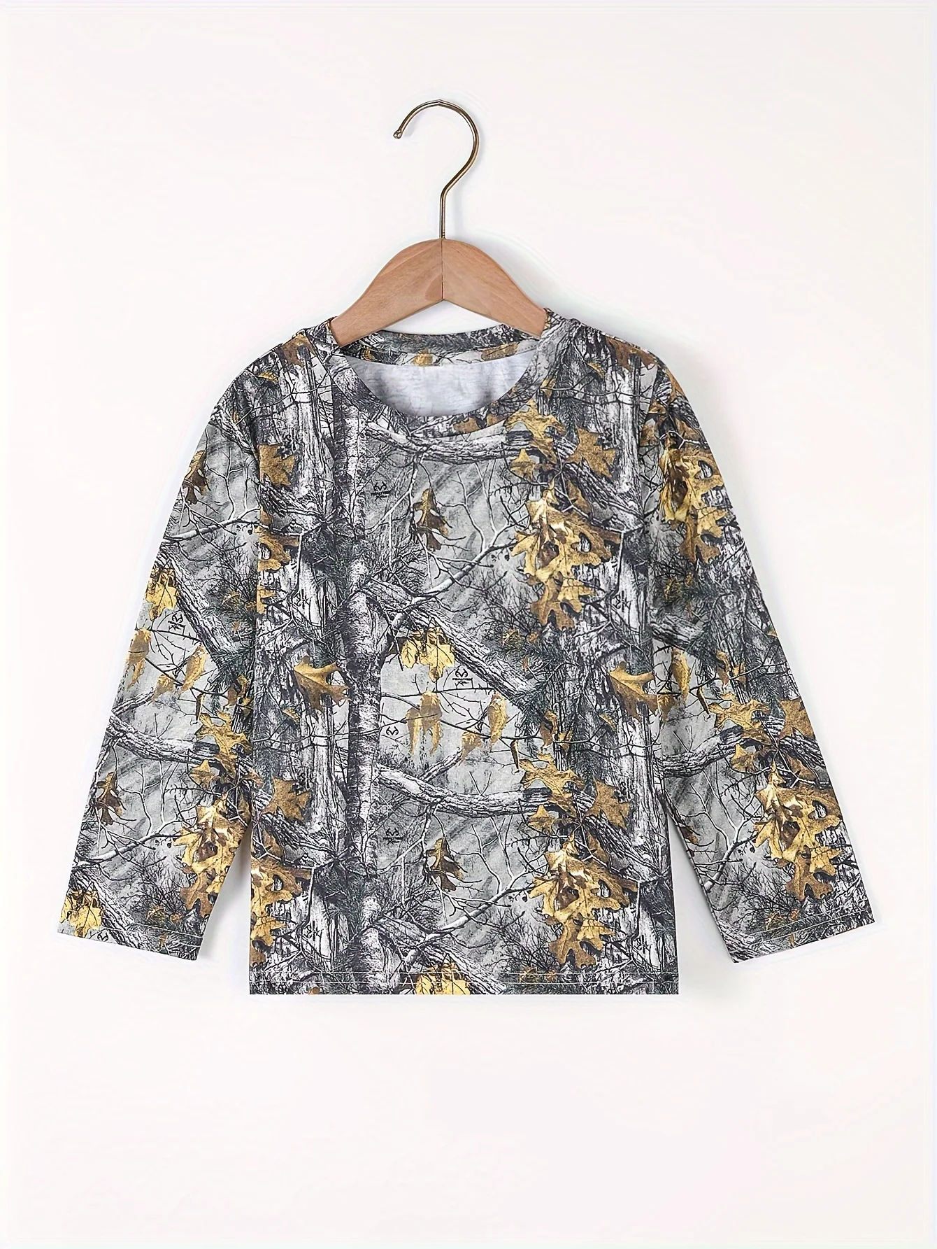 

Футболка с длинными рукавами для мальчиков, новинка одежды, топ в весенне-осеннем стиле, камуфляж, модно и стильный, детская одежда