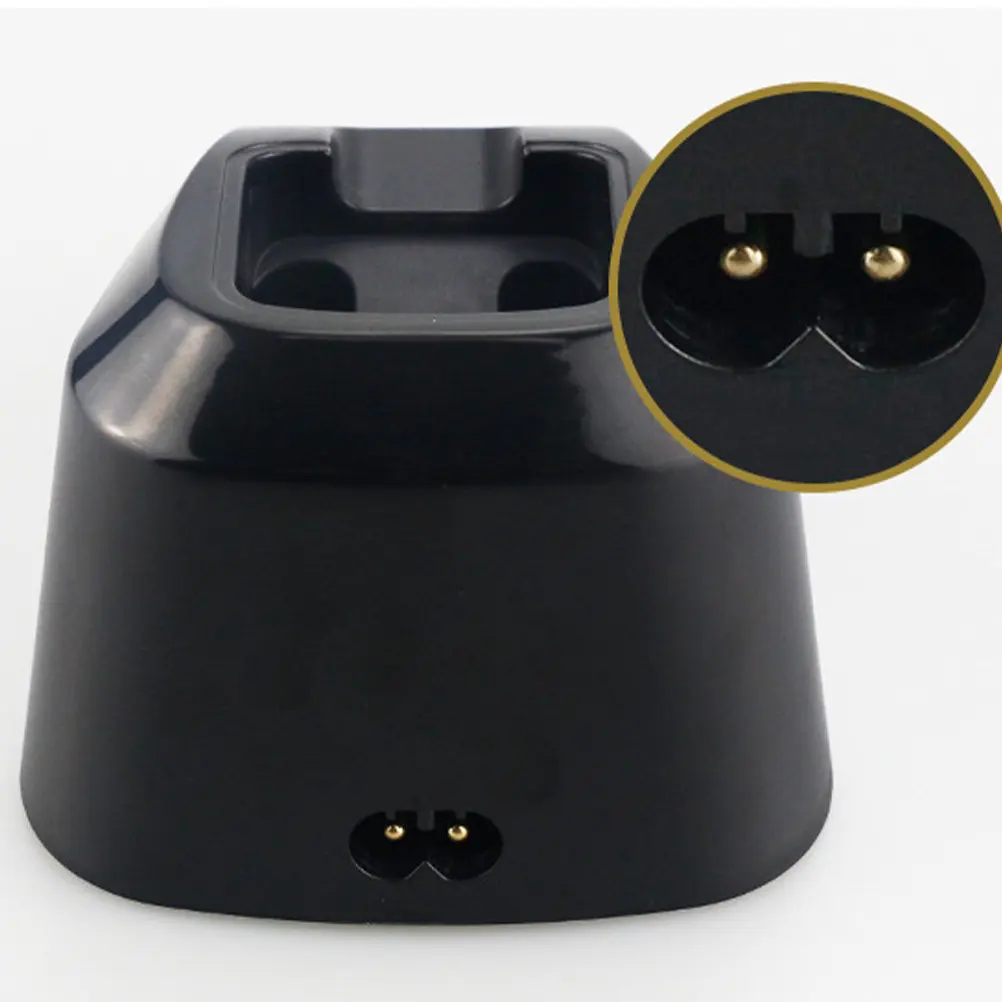 

1 шт. электрическая машинка для стрижки волос с черной подставкой из ABS-пластика, прочная и надежная, для домашнего и салонного использования