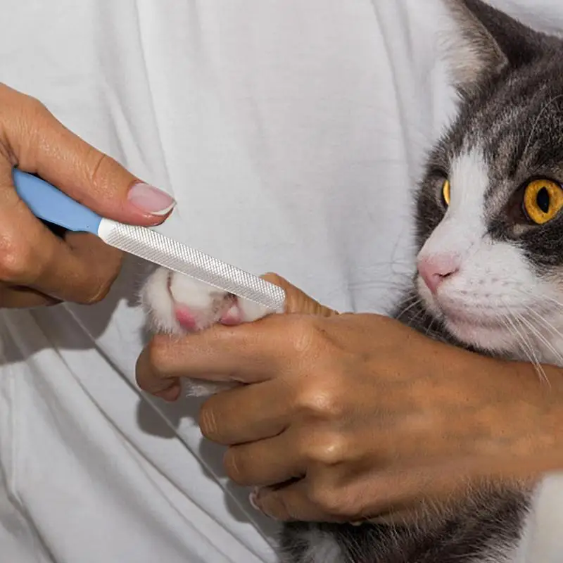 Lima de uñas para mascotas, resistente al desgaste y afilada, pequeña y portátil, adecuada para perros, gatos y otros mascotas pequeñas, molienda