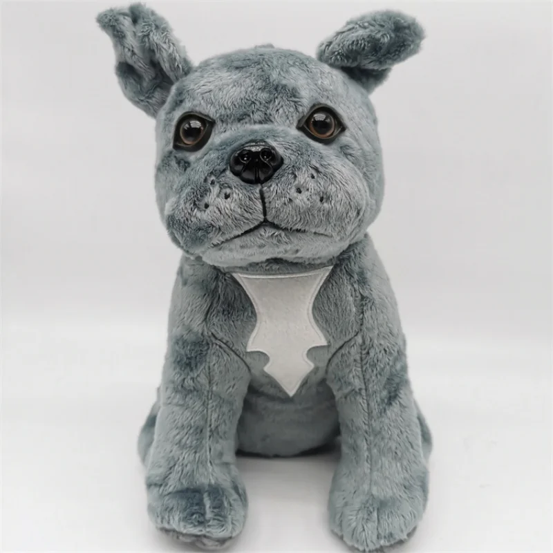 Animal de simulation mignon de 28cm, chiot, chaton, poupée en peluche, cadeau de vacances de noël
