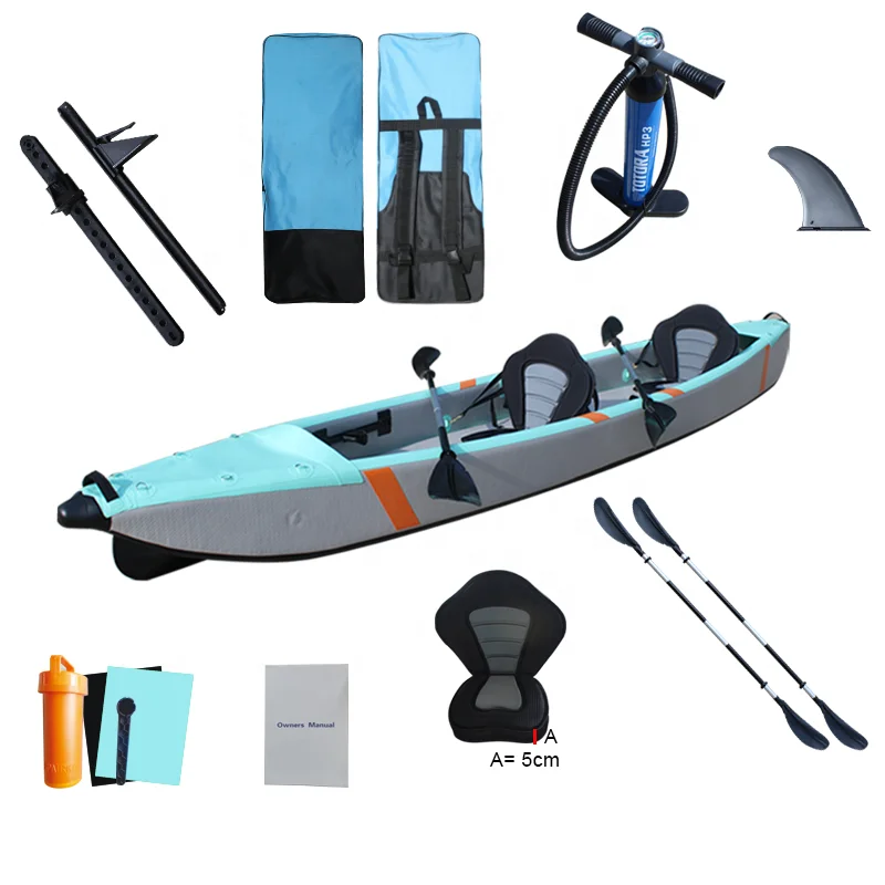 2023 New Design Popular Used Dinghy Kayaks Inflatable Rafting Kayak