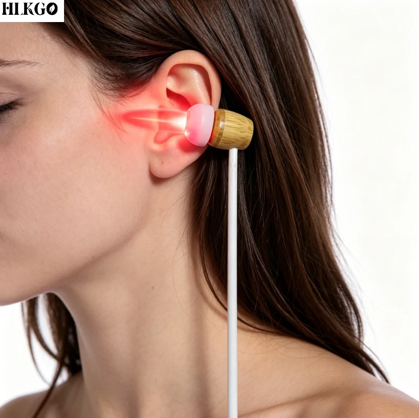 Anti Inflammatory LLLT Ear Laser for Tinnitus, Soothes Itching and Ear Pain, Promotes Hearing Comfort, Lightweight Home Wellness