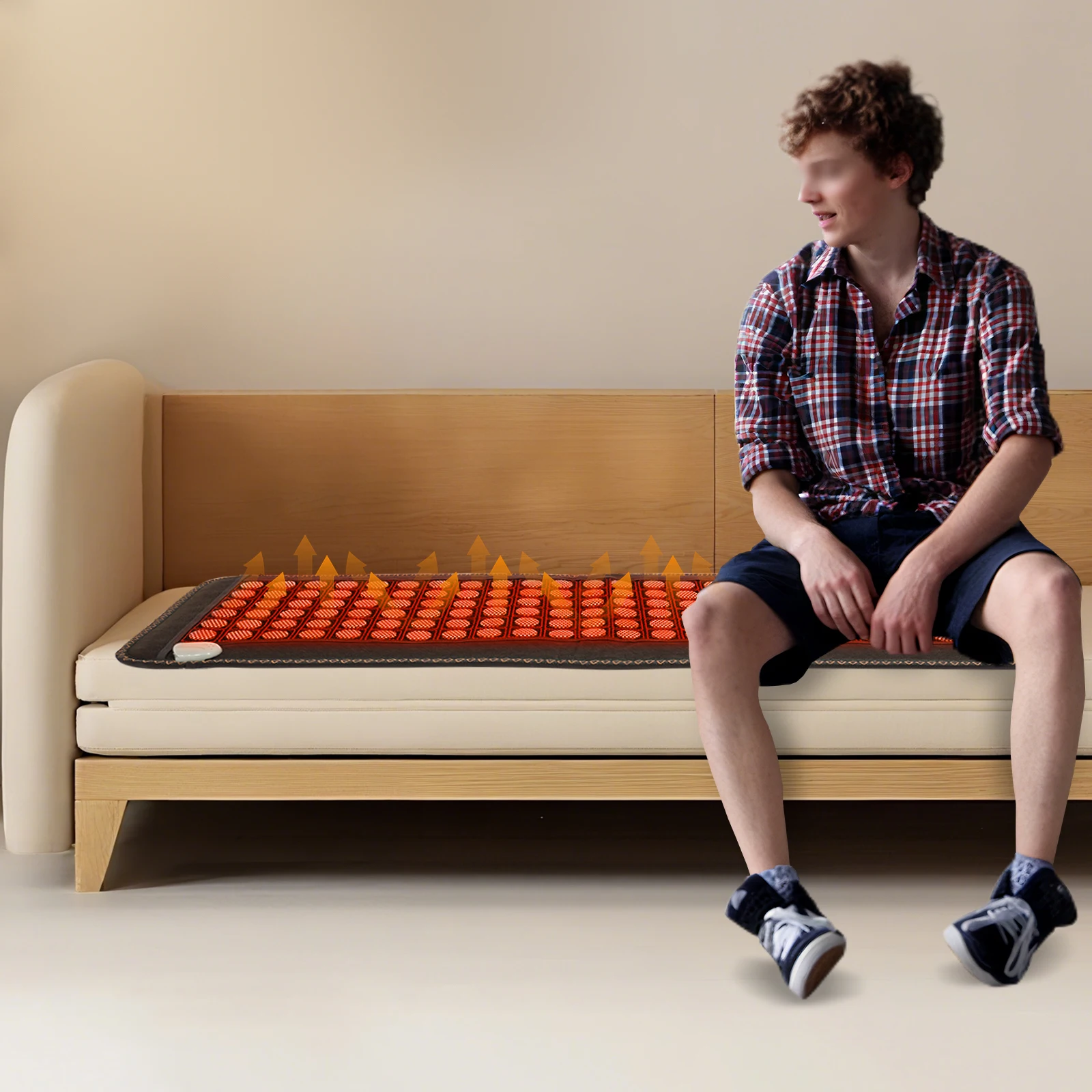 

Jade Seat Cushion with Far-Infrared Heating – Adjustable Temperature, Enhances Sleep, Relaxation, and Overall Health