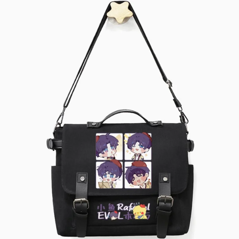 Bolso de mensajero de Anime Love and Deepspace Rafayel, bolso cruzado informal para adolescentes, bolso de mensajero para estudiantes, moda Unsix, B1582