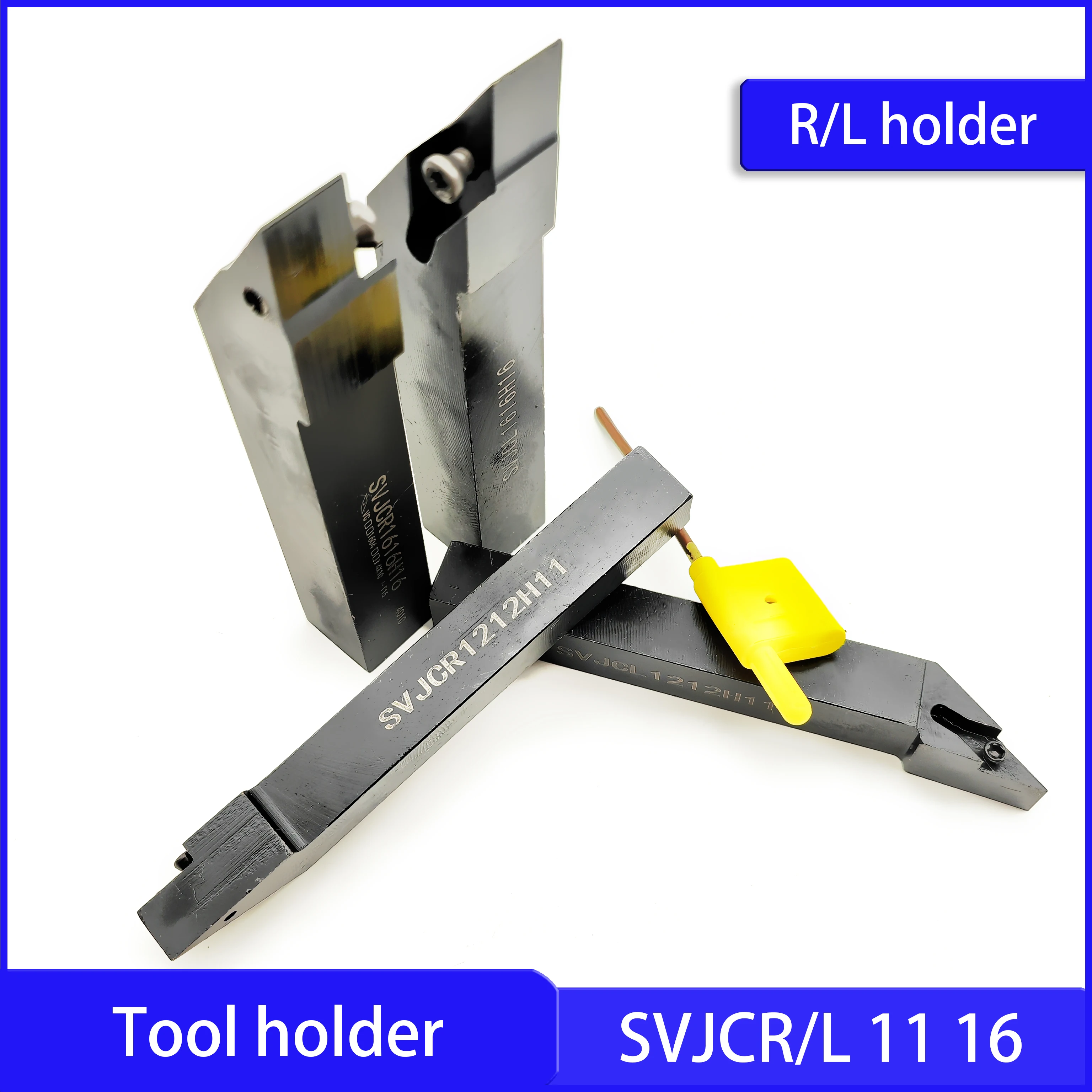 Imagem -05 - Suporte de Ferramenta Cnc Svjcr Svjcl11 para Vcmt1103 Vcgt1103 Ferramenta Svjcr16 Svjcl Usa Vcmt1604 Vcgt1604 Vcgw1604 Ferramenta de Torneamento Svjbr