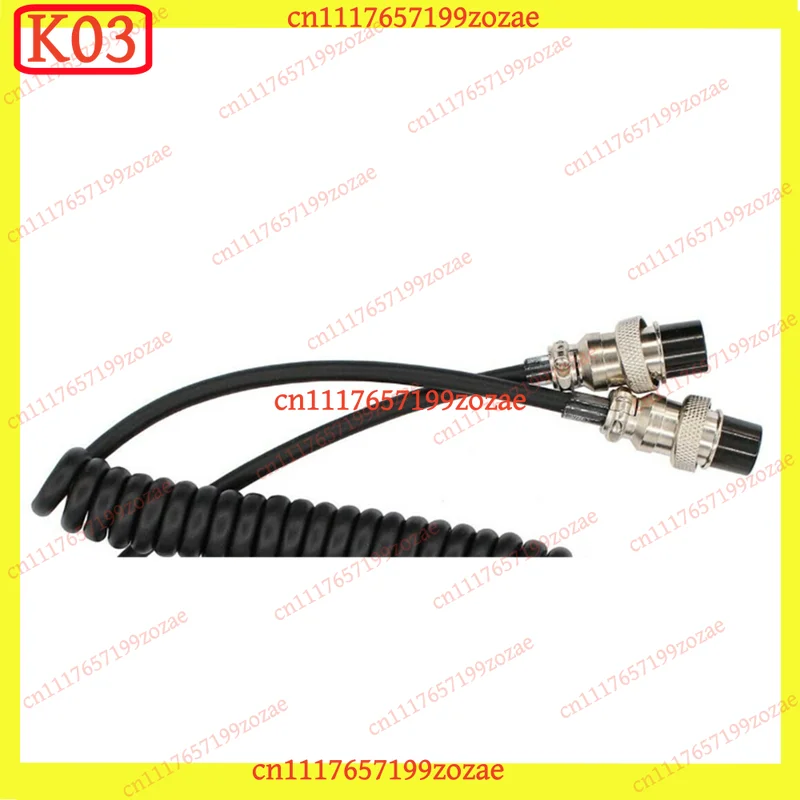 K03 8-Pin Microphone Extension Cable for YAESU FT-1000 MD-1 MD-100 MD-200, Replacement Parts