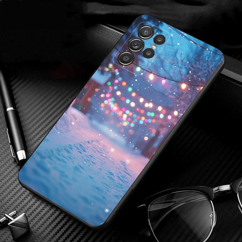 Snow Winter Christmas Phone Case For Samsung Galaxy S26 Ultra S25 S24 S23 S22 S21 Plus S24 S23 S20 S26FE Cover