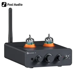 Fosi Audio P3 HiFi Bluetooth Tube Valve Vacuum Powerful Headphone Amplifier AMP Stereo Preamplifier with Treble for Speaker