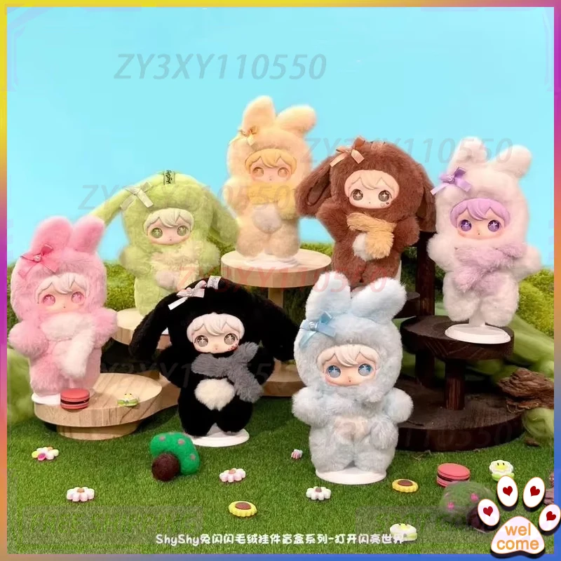 

Genuine Spot Shyshy Flashing World Series Plushie Blind Box Trendy Toys Cute Hanging Ornament Collectible Soft Doll Keychain