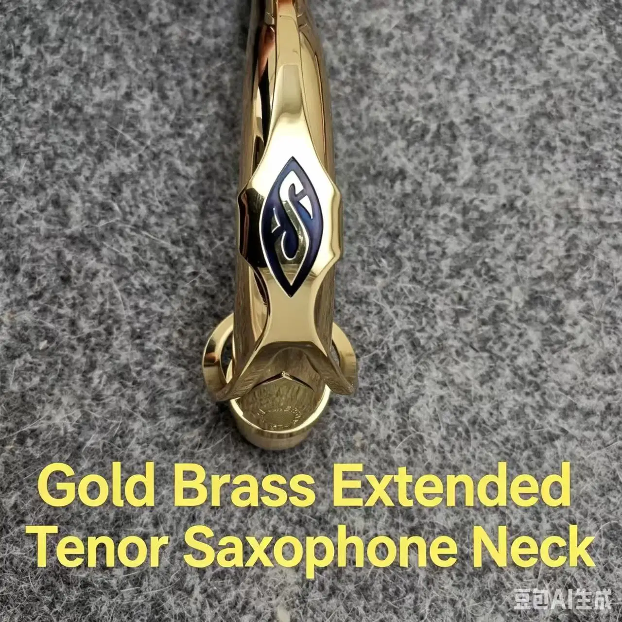 Gold Brass Extended Tenor Sax Neck Improve Saxophone Tone & Sound Quality