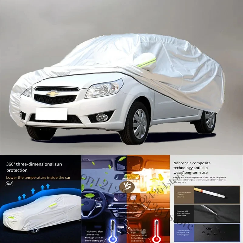 

ForChevrolet-LovaAuto Auto Anti snow Anti dust Anti-uv Anti peeling paint And Anti Rainwater 210t car cover Car cover protection