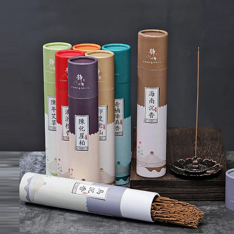 

300pcs/lot XiangZhen Incense Sticks 21cm Laoshan Sandalwood Deodorization Fresh Air OUDH Wormwood Stick Incense about 150g