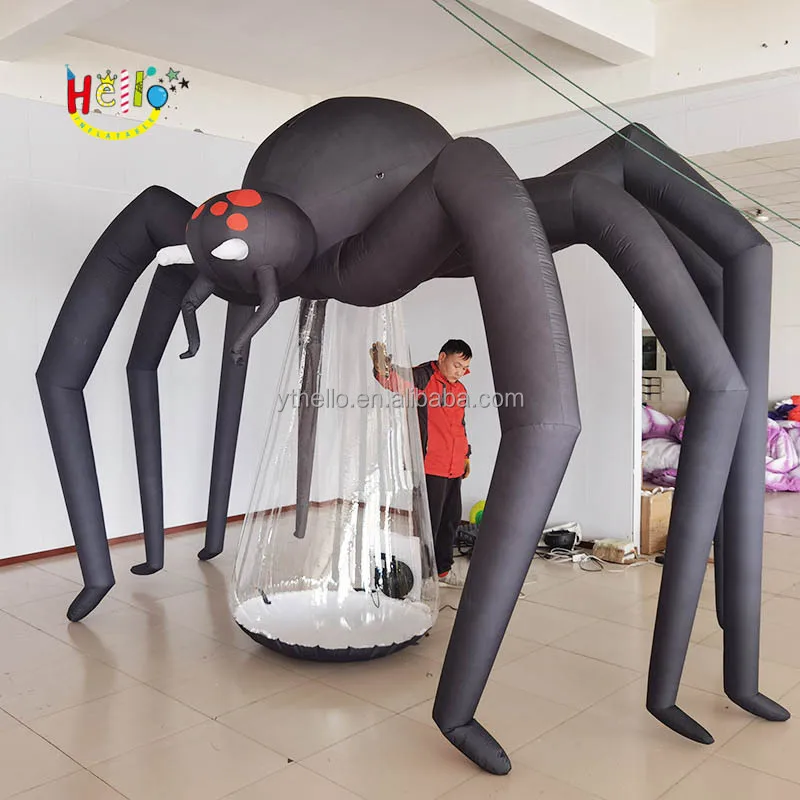 

Prank Colorful Inflatable Spider Shopping Mall Hanging Inflatable Insect Balloon For Halloween Decoration