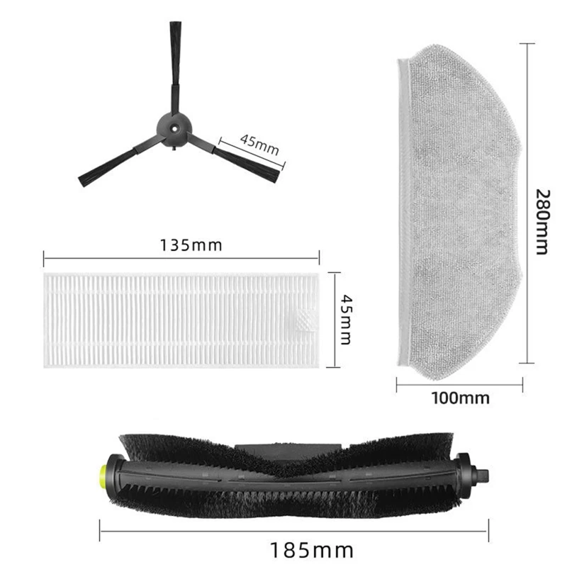 Para Robot aspirador 360 X100 S10 MAX, repuestos, accesorios