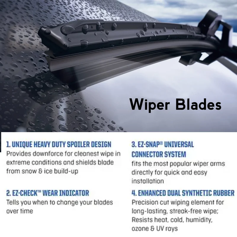 Car Wiper For Alfa Romeo 159 2005-2011 Front Wiper Blades Soft Rubber Windscreen Wipers Auto Windshield 22\