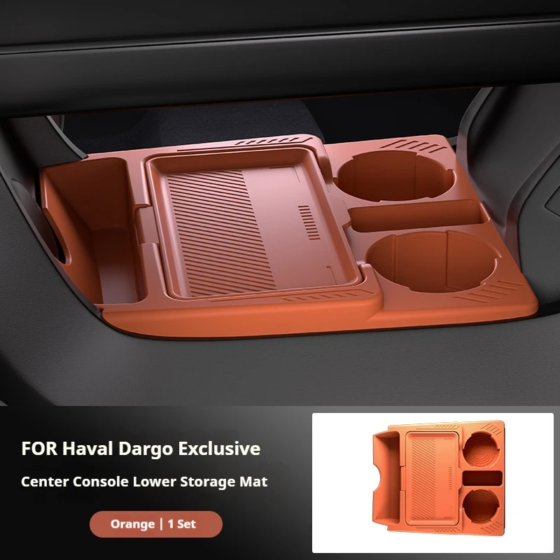 Anwendbar für Haval Big Dog 2024, Modell, zentrale Steuerung, untere Aufbewahrungsbox, Silikon-Aufbewahrungsbox, Modifikation, Autozubehör