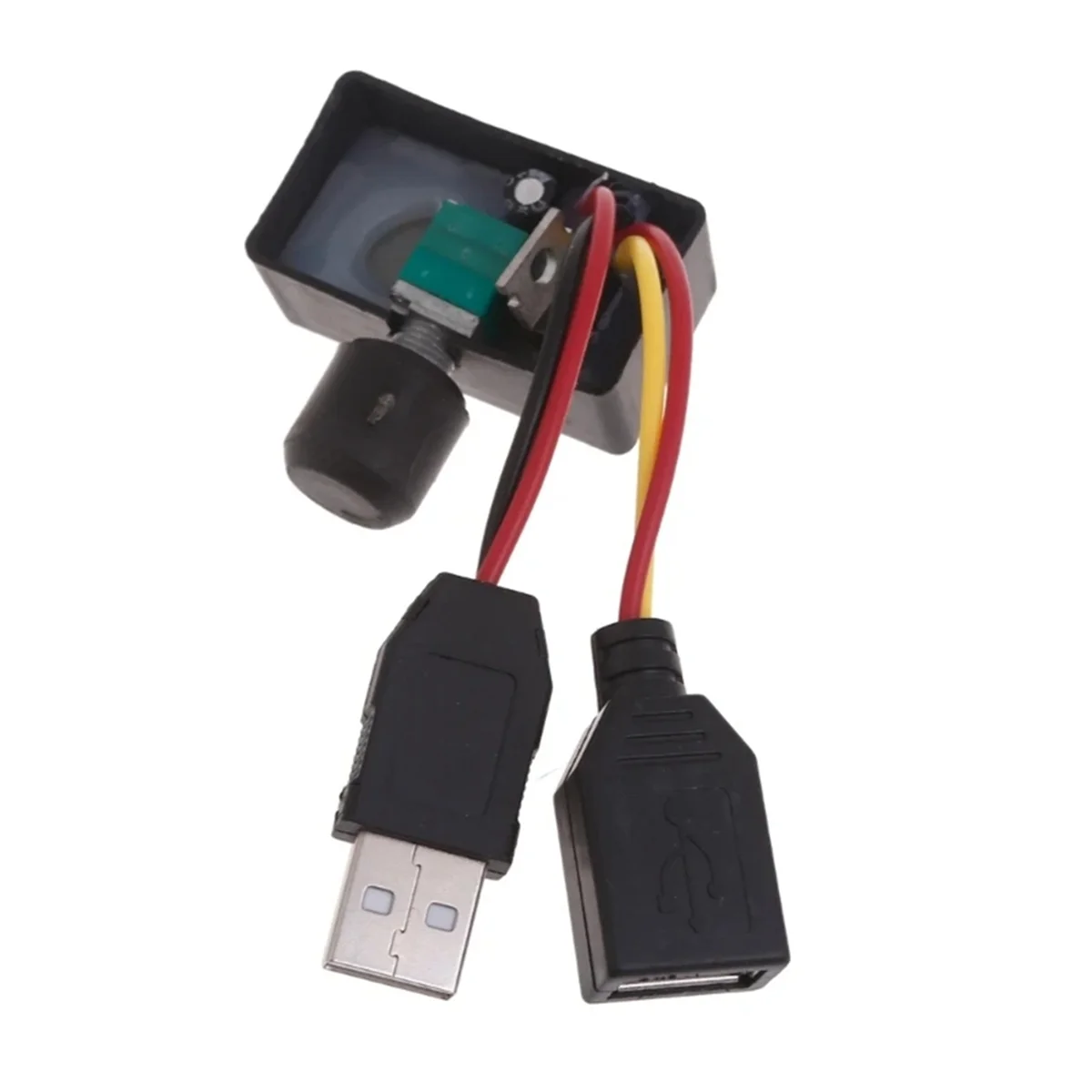 Regulator USB DC5V 25W Taśma LED Pokrętło ściemniacza Kabel USB żeński na męski do lampki biurkowej USB Wentylator USB