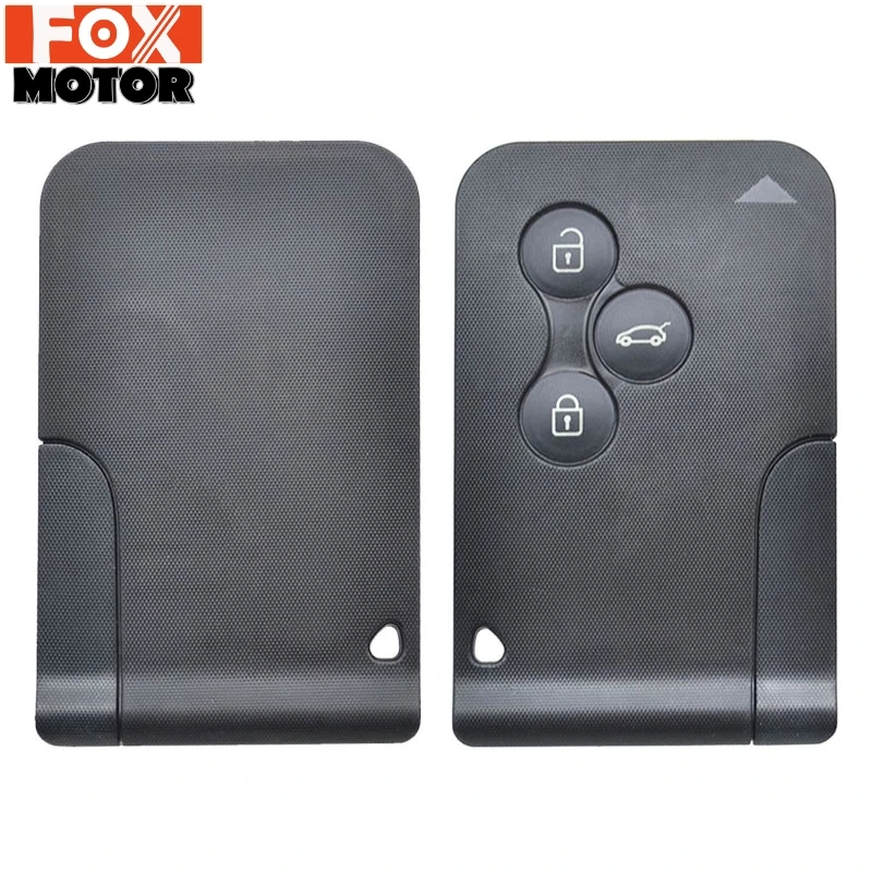 Car Remote Card Key Shell Fob Case For Renault Megane Scenic 2 Clio 3 With Uncut Blade 3 Button