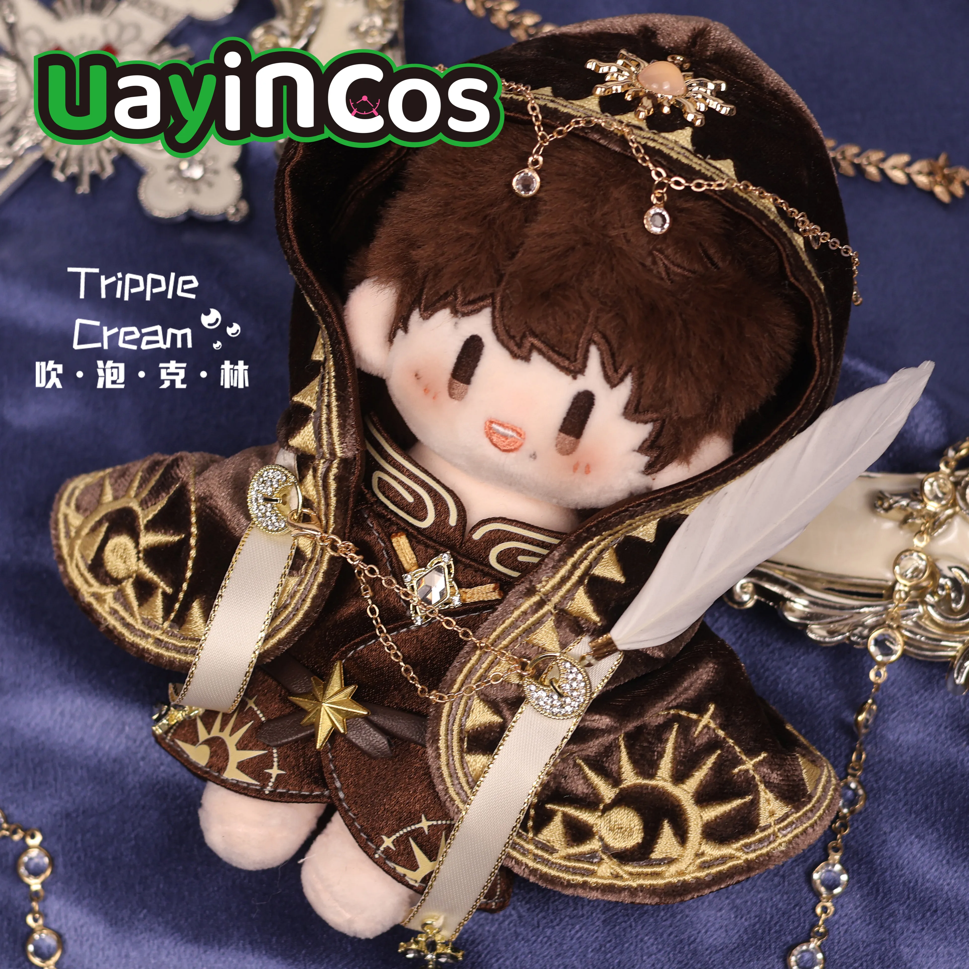 

10 см кукольная одежда, плащ священника, волшебника, кожаный пояс со звездой, одежда, костюм, аксессуары, аниме-игра, игрушки, подарки для детей, Cos