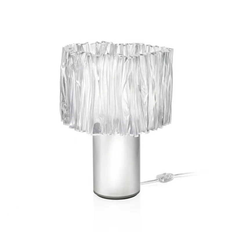 luminaria de mesa led acrilica onda iluminacao noturna interior decoracao para quarto ambiente moderno luxo e criatividade nova tendencia 2024 01