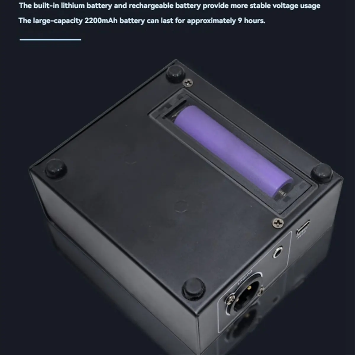 

A32M 1-Channel 48V Phantom Power Supply with XLR 3 Pin Microphone Cable for Condenser Microphone Music Recording Equipment